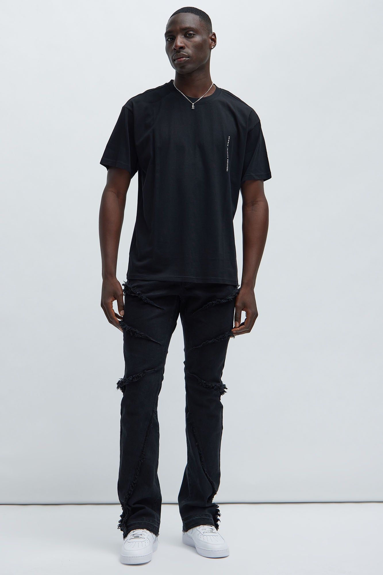 Creating Surreal Stories Short Sleeve Tee - Black sold by Fashion Nova product image thumbnail 3