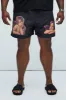 Rafel Cherubs Swim Trunk - Black sold by Fashion Nova