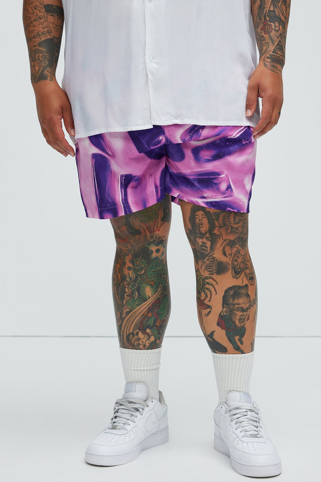 Douple Cup Swim Trunks - Purple sold by Fashion Nova product image thumbnail 4