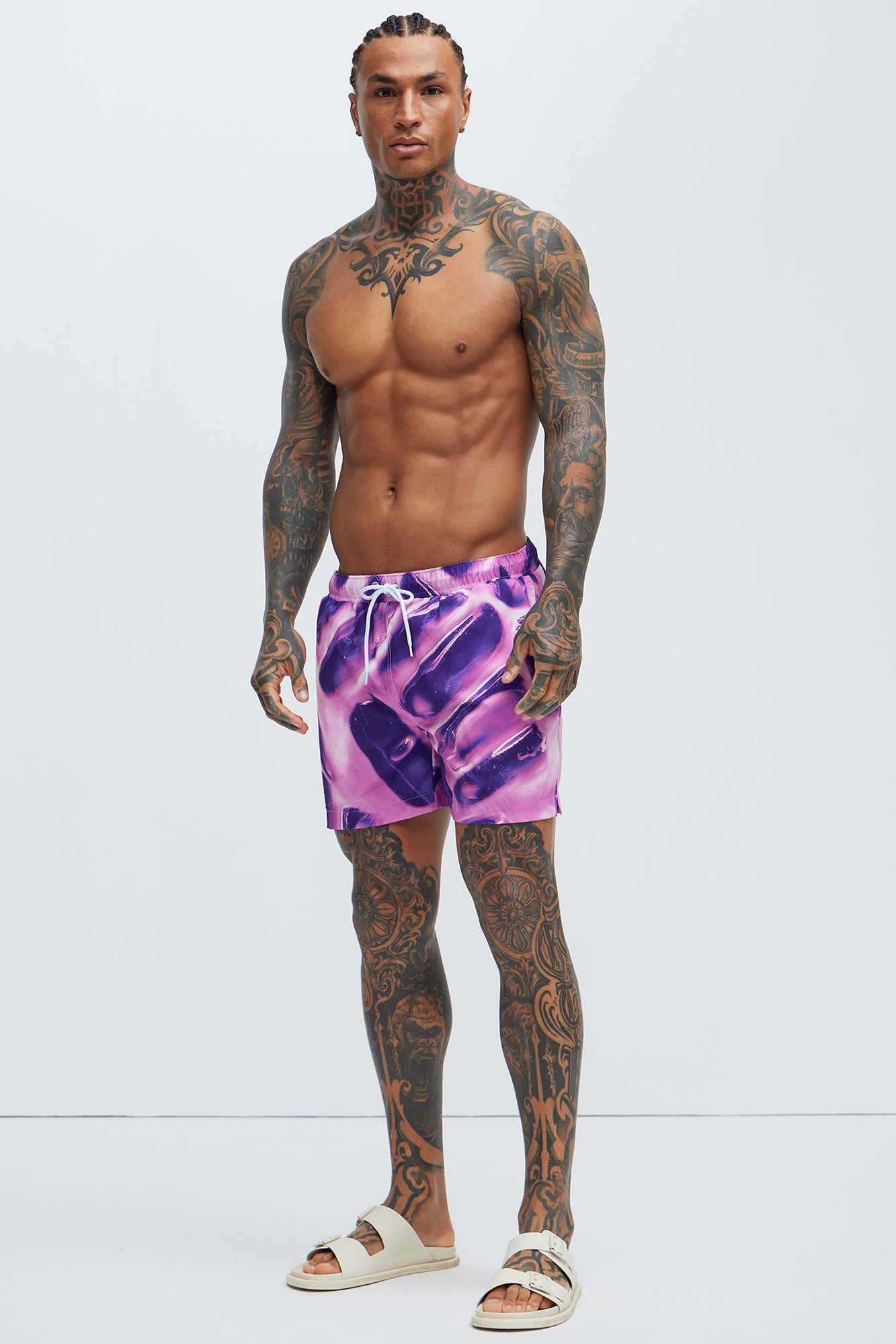 Douple Cup Swim Trunks - Purple sold by Fashion Nova product image thumbnail 2
