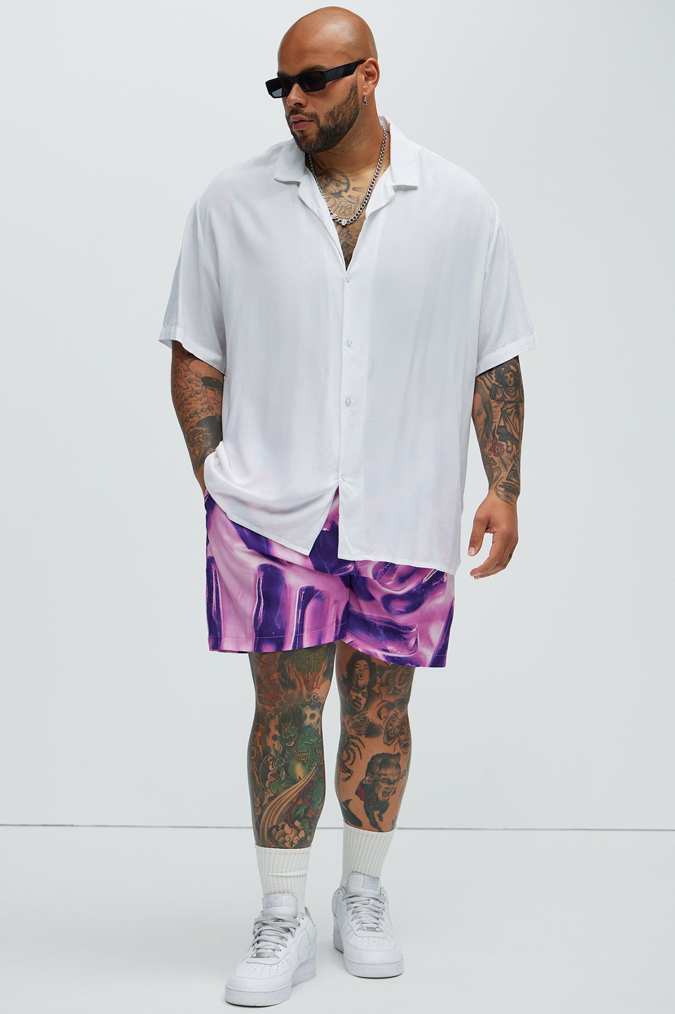 Douple Cup Swim Trunks - Purple sold by Fashion Nova product image thumbnail 5