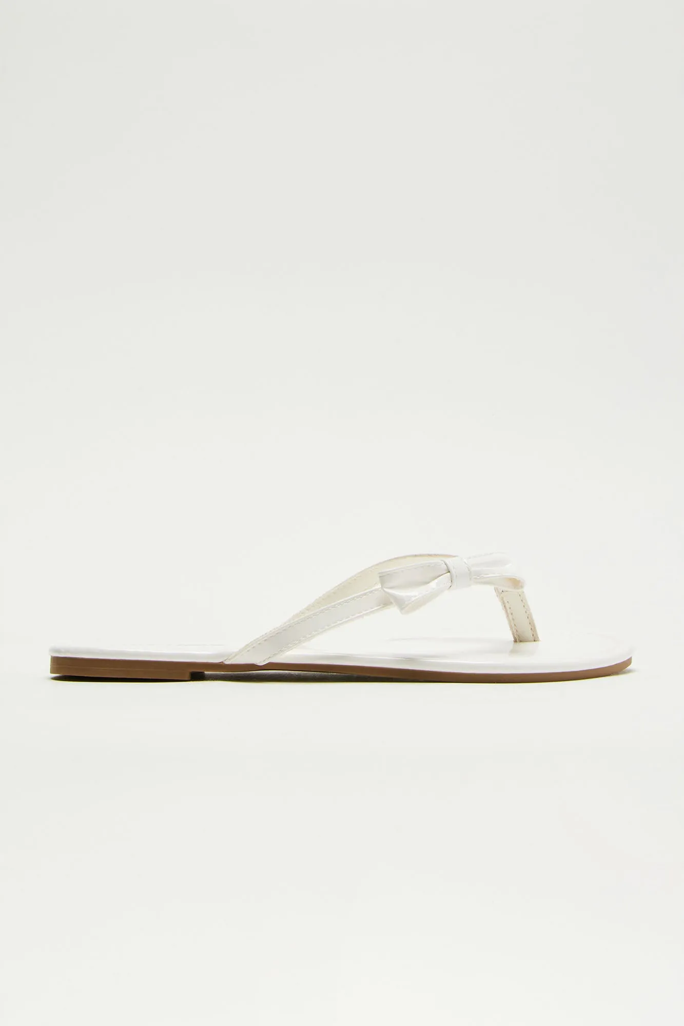 Dropping Hints Flip Flops - White sold by Fashion Nova product image thumbnail 3