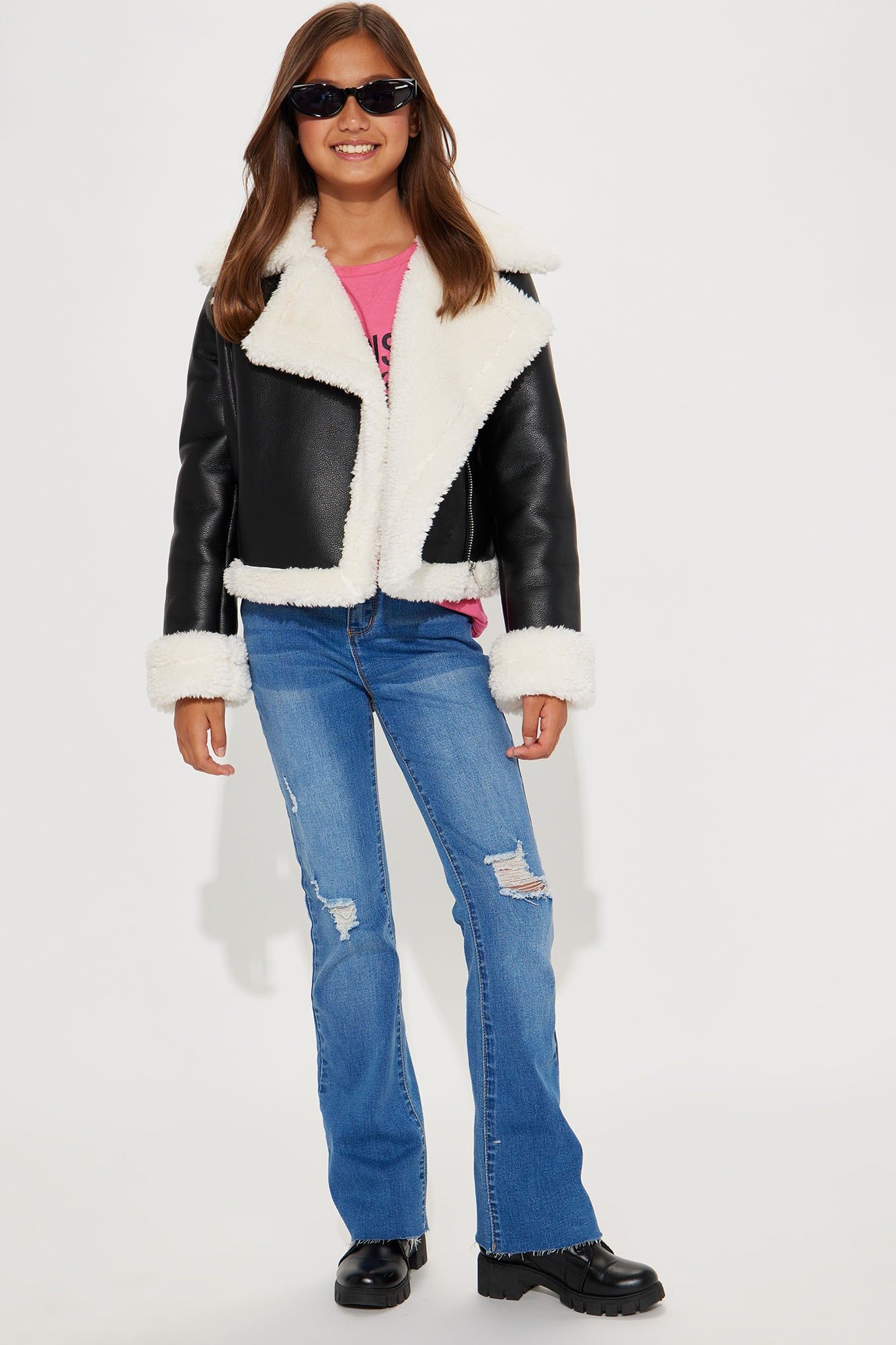 Mini Crossing Ways Moto Jacket - Black sold by Fashion Nova product image thumbnail 2