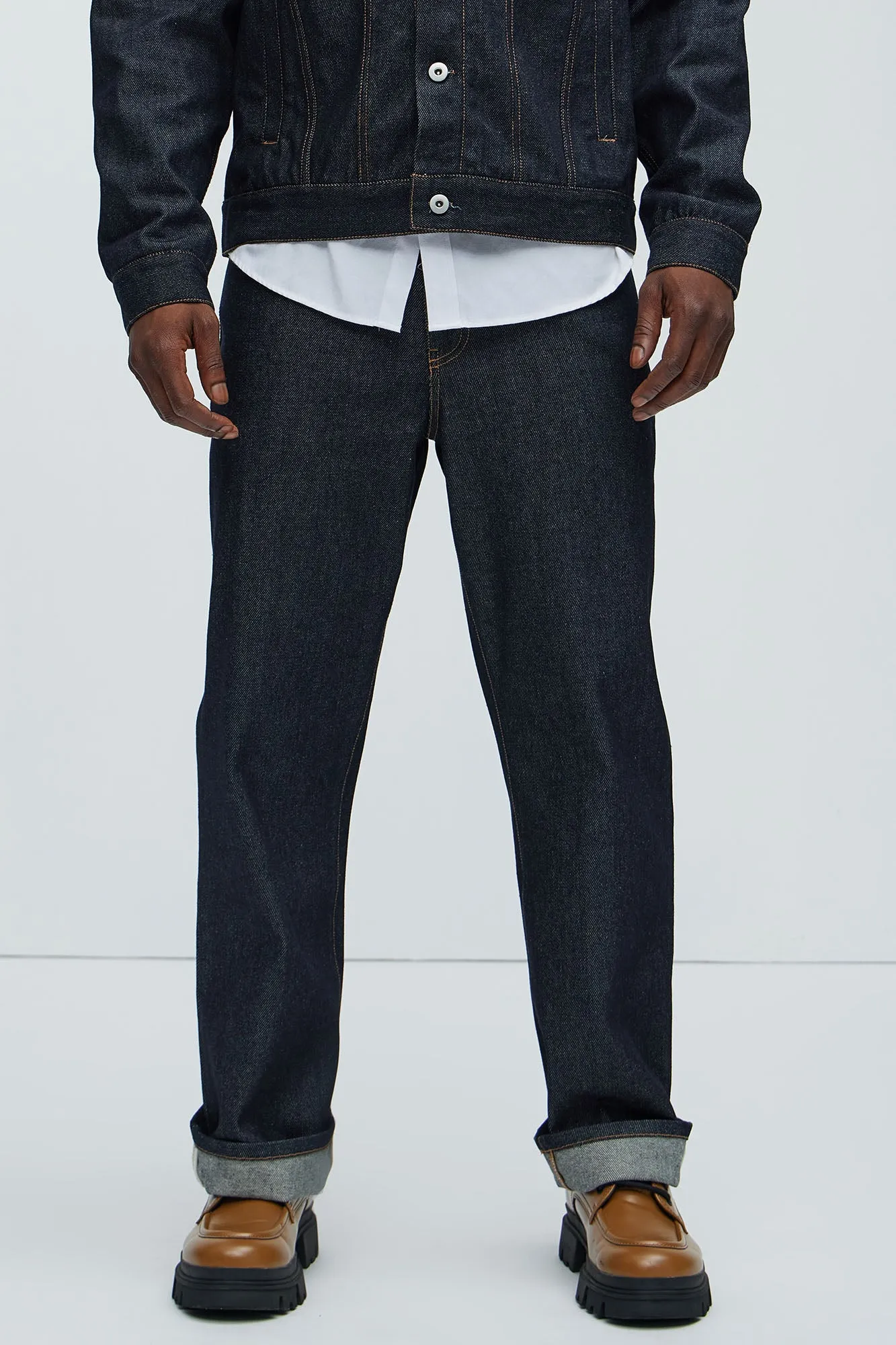 Collin Raw Denim Straight Jeans - Indigo | Parallel