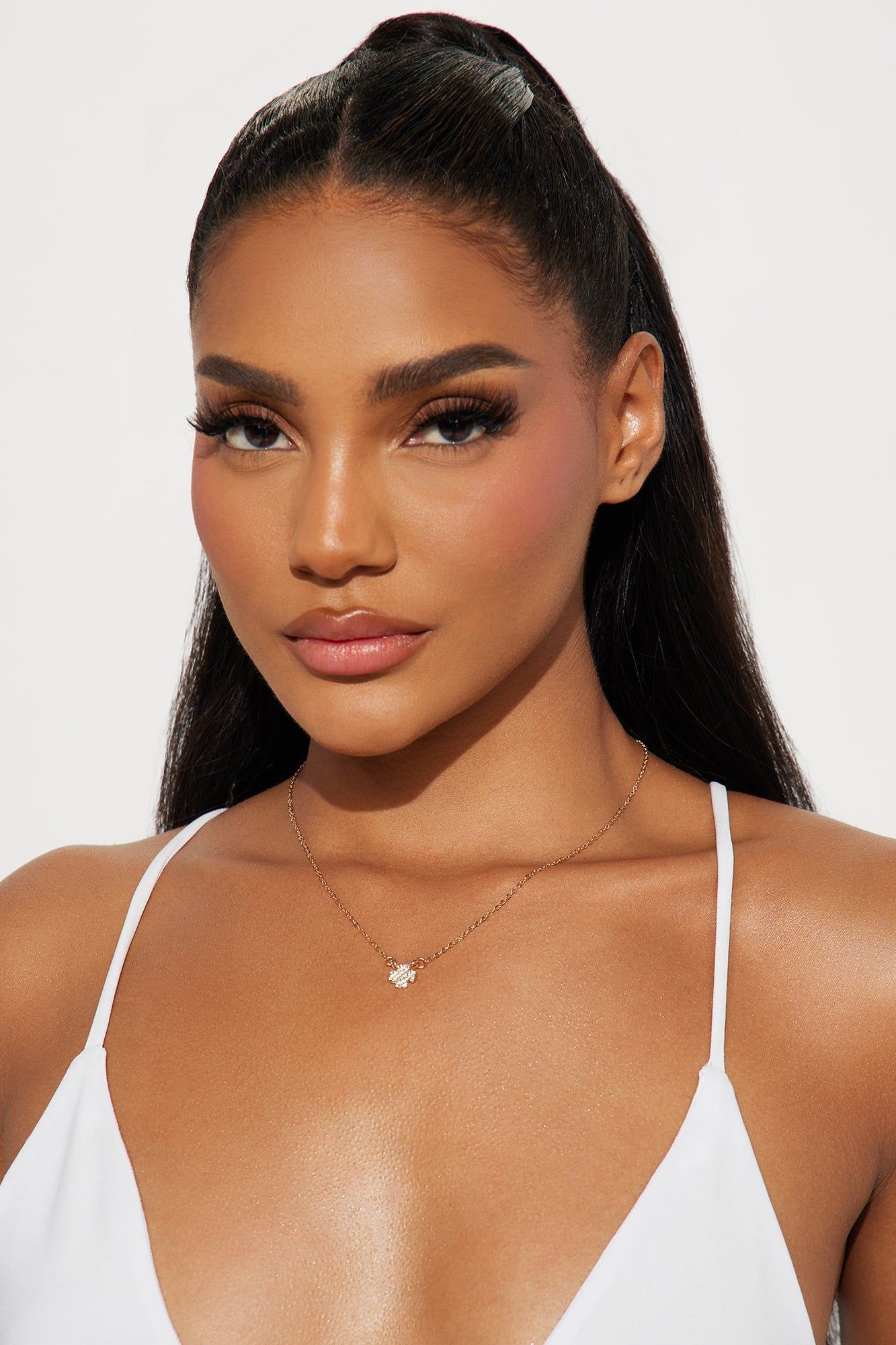 Lucky Clover Necklace - Gold sold by Fashion Nova product image thumbnail 2