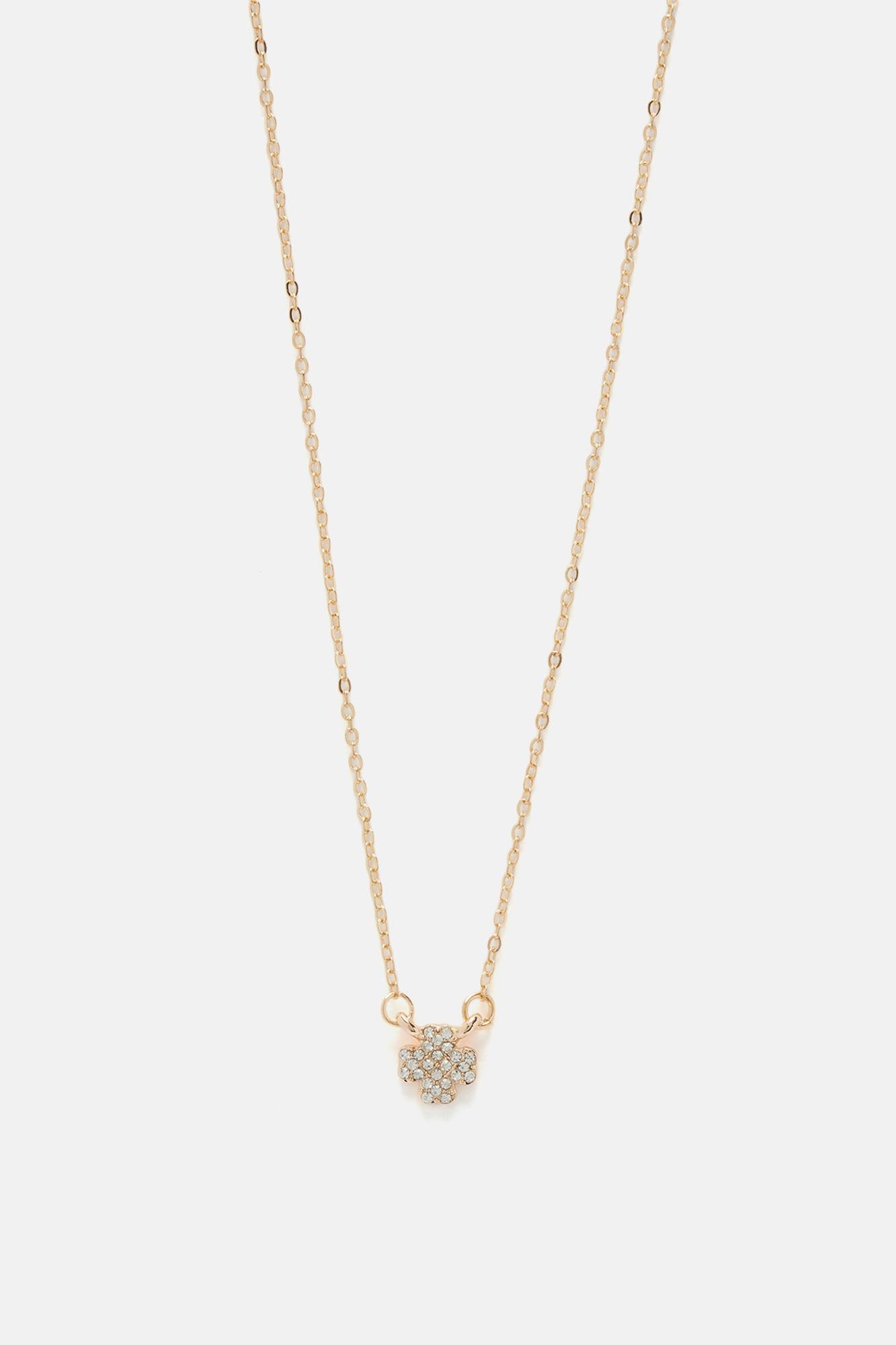 Lucky Clover Necklace - Gold sold by Fashion Nova product image thumbnail 3