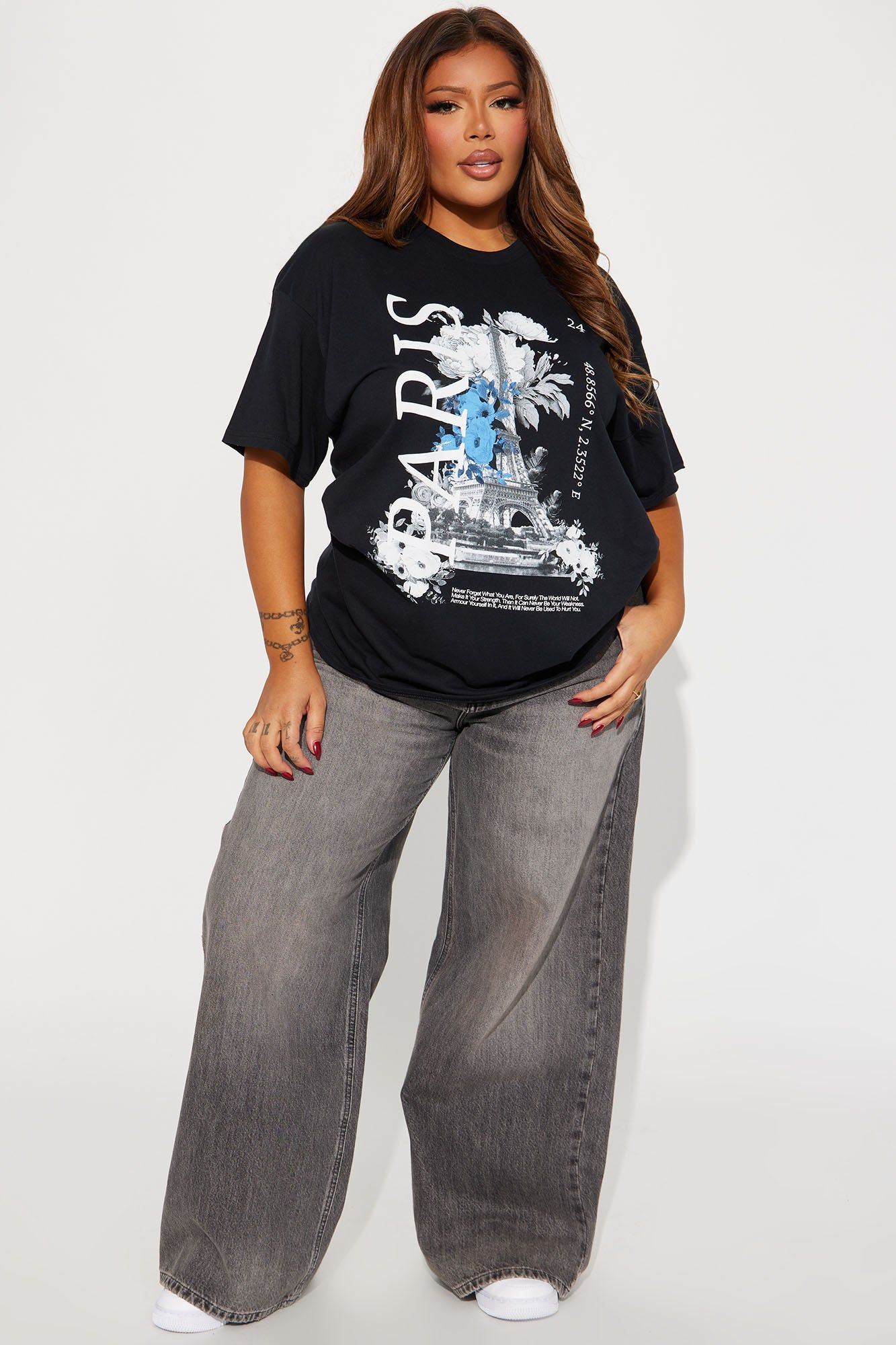 Pardon My French Paris Tee - Black sold by Fashion Nova product image thumbnail 5