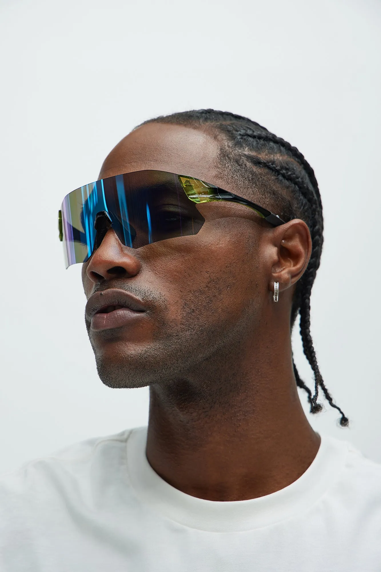 Nitro Native Sunglasses - Black/Green sold by Fashion Nova product image thumbnail 2