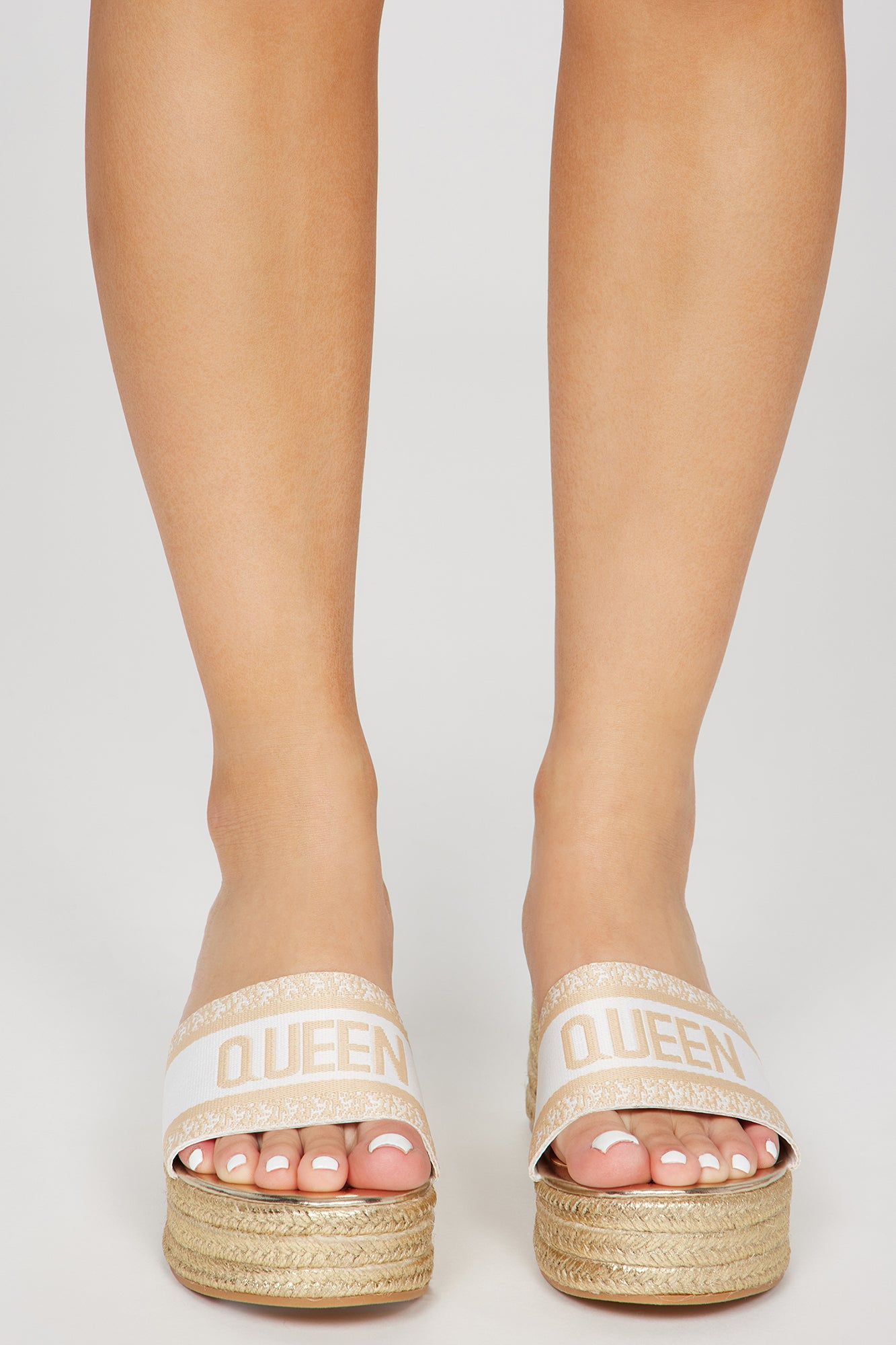 Ready For More Heeled Mules - Gold/combo sold by Fashion Nova product image thumbnail 2