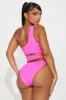 Summer Fun In The Sun Cutout 1 Piece Swimsuit - Hot Pink sold by Fashion Nova