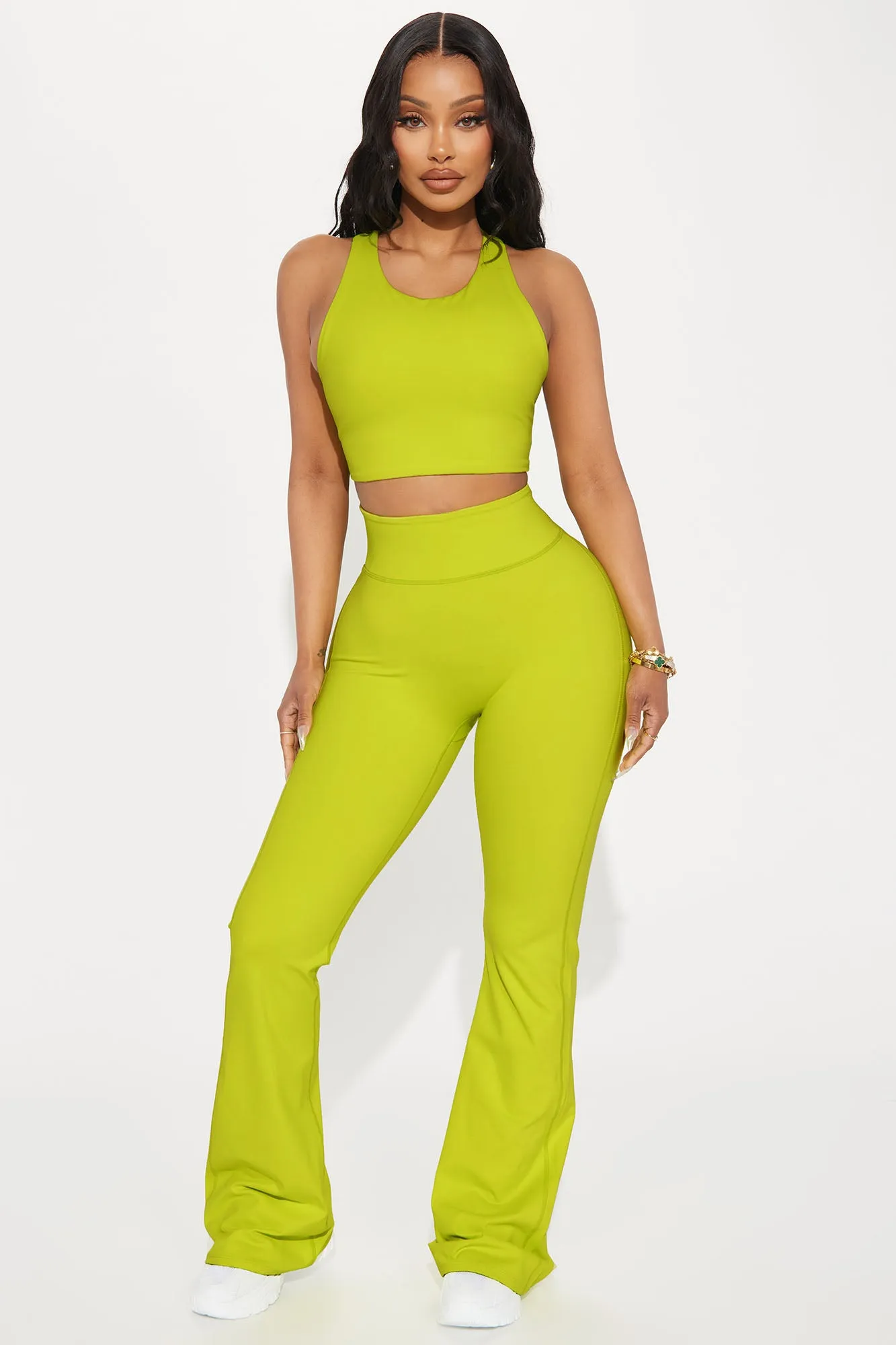 Claudia Super Soft Active Yoga Pant - Lime sold by Fashion Nova