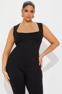 Into The Mist Double Lined Jumpsuit - Black sold by Fashion Nova