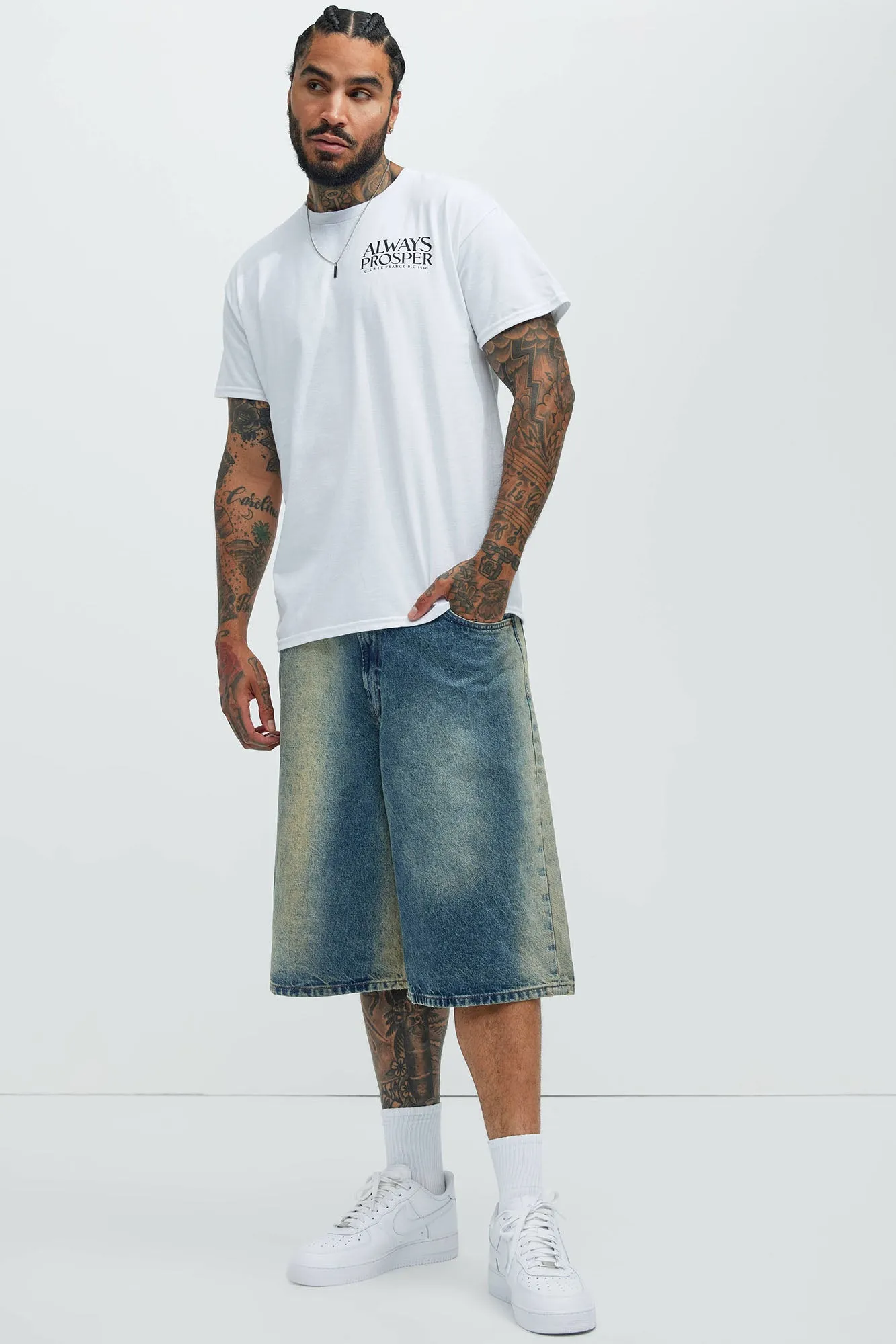 Always Prosper Short Sleeve Tee - White sold by Fashion Nova product image thumbnail 3