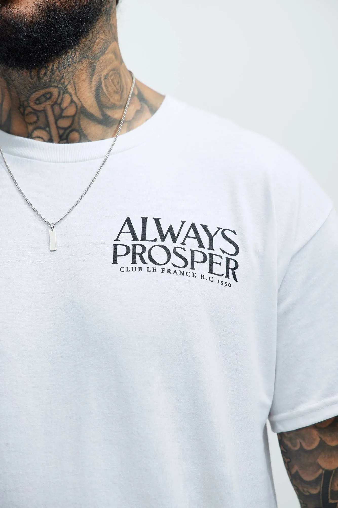Always Prosper Short Sleeve Tee - White sold by Fashion Nova product image thumbnail 4
