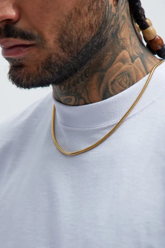3mm Premium 20″ Snake Chain Necklace - Gold sold by Fashion Nova