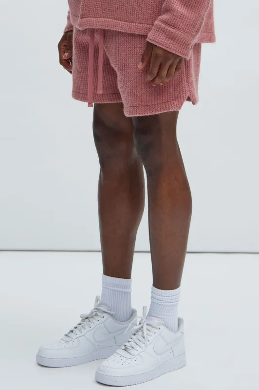 Otis Warm Up Shorts - Mauve sold by Fashion Nova