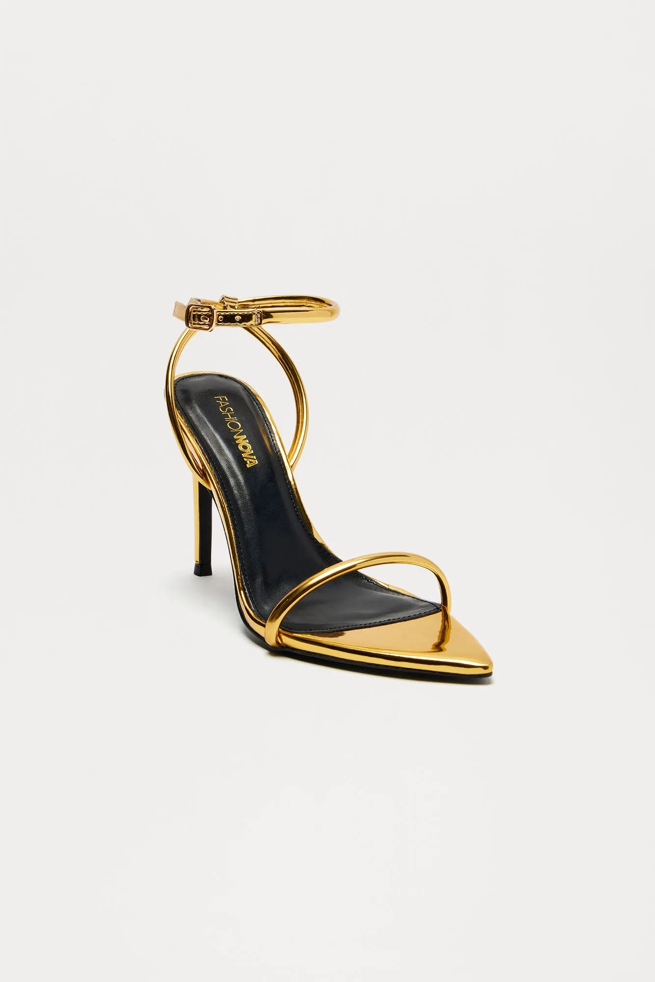 Take Me Places Heeled Sandals - Gold sold by Fashion Nova product image thumbnail 3