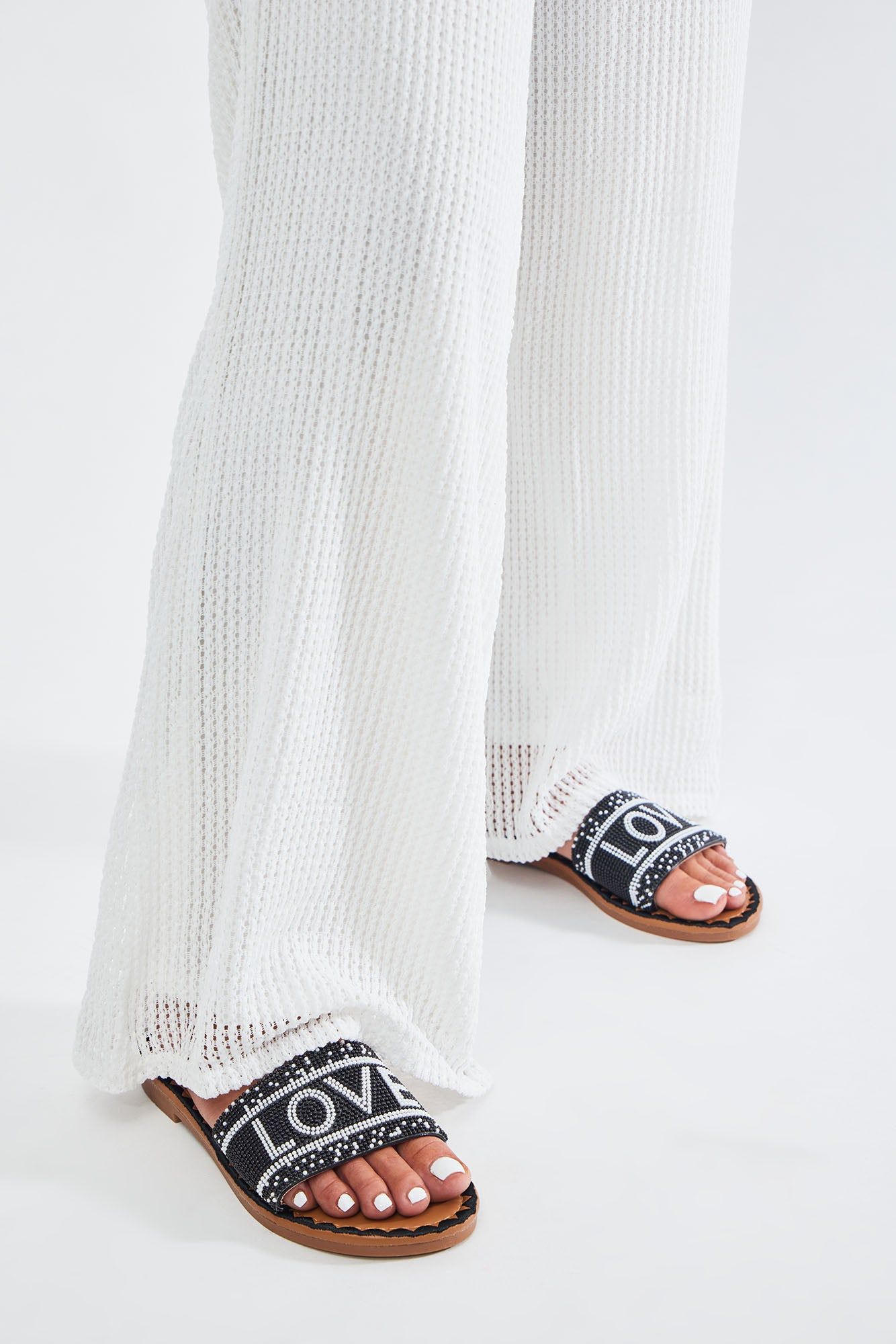 Love Like That Flat Sandals - Black sold by Fashion Nova product image thumbnail 2