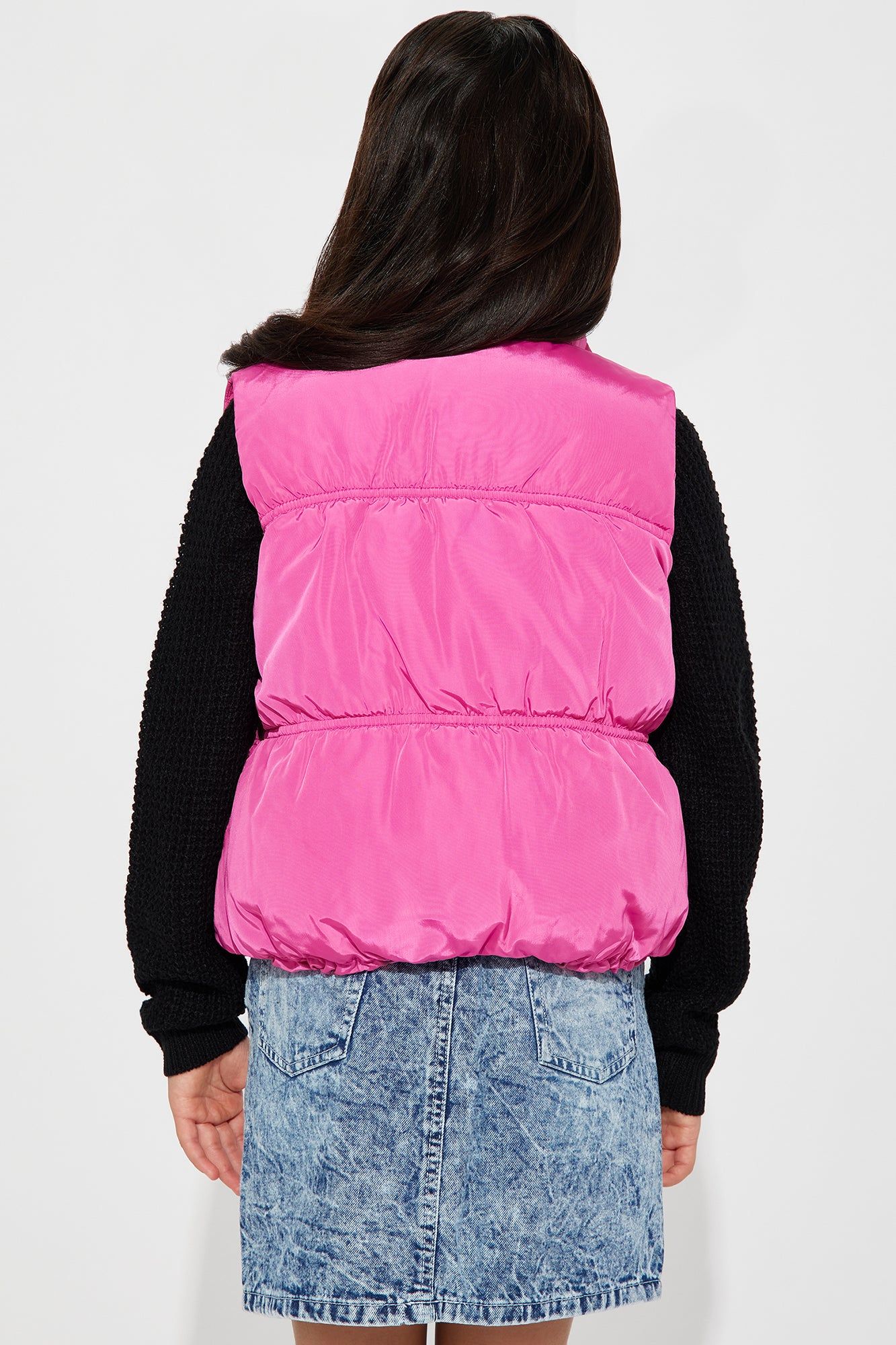 Mini Stella Puffer Vest - Pink sold by Fashion Nova product image thumbnail 3