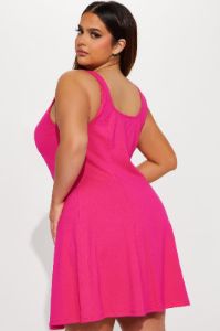 Adelle Mini Dress - Pink sold by Fashion Nova