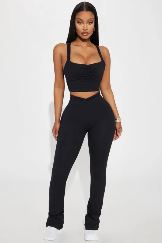 Ignite Super Soft Active Yoga Pant - Black sold by Fashion Nova