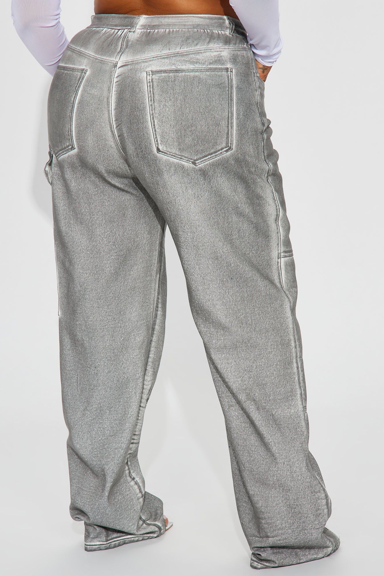 Call My Name Washed Pant - Grey sold by Fashion Nova product image thumbnail 6