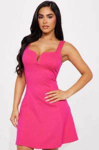 Adelle Mini Dress - Pink sold by Fashion Nova