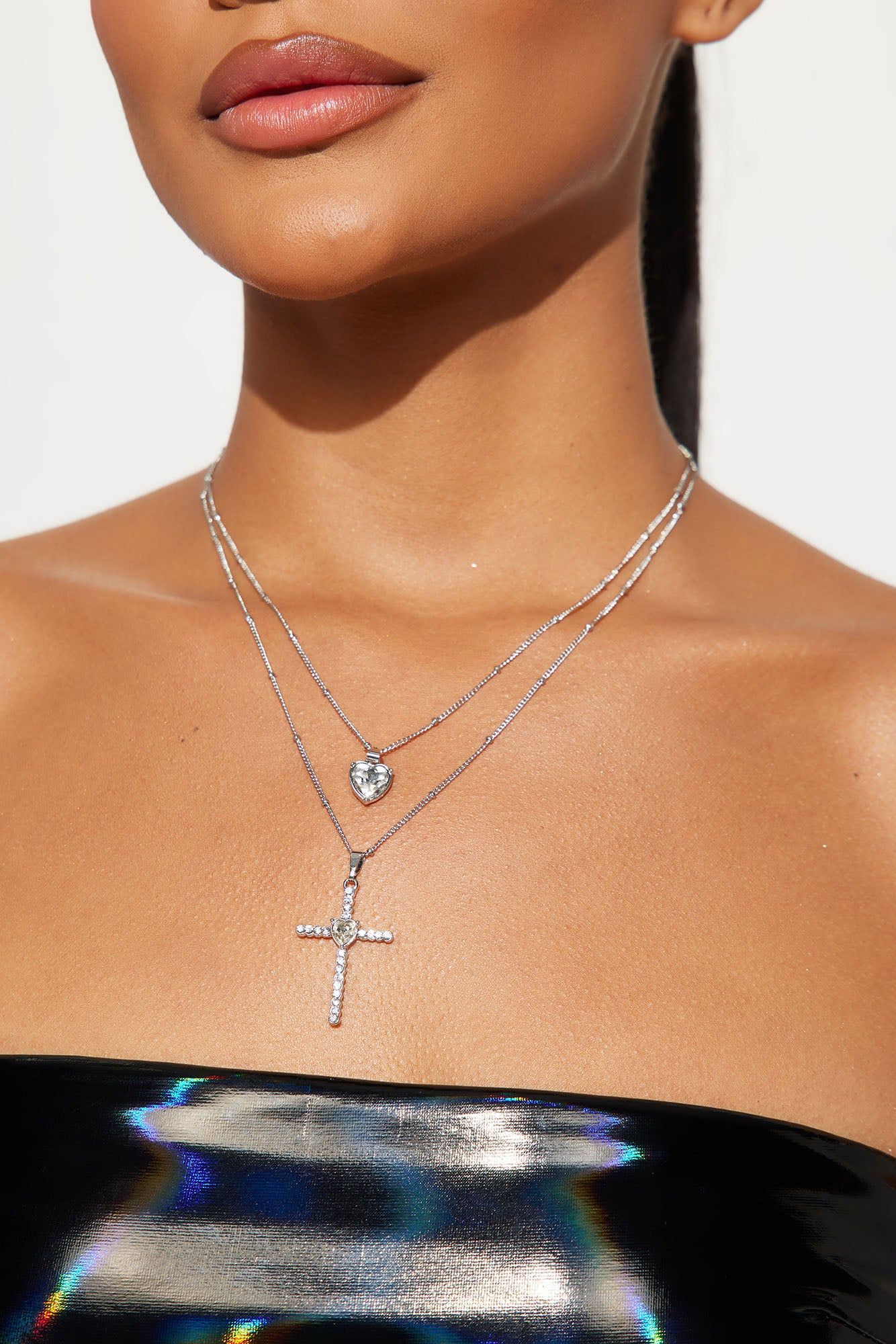 For You Necklace Holiday Box - Silver sold by Fashion Nova