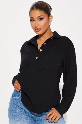 Maderia Shirt - Black sold by Fashion Nova