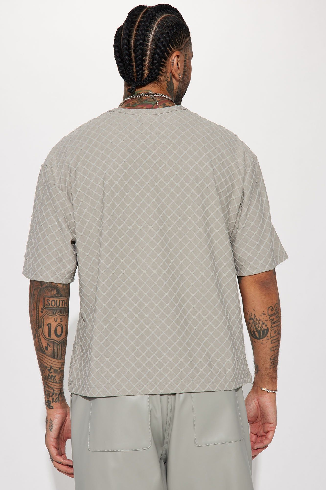 Come and Go Short Sleeve Crew Tee - Grey sold by Fashion Nova product image thumbnail 4
