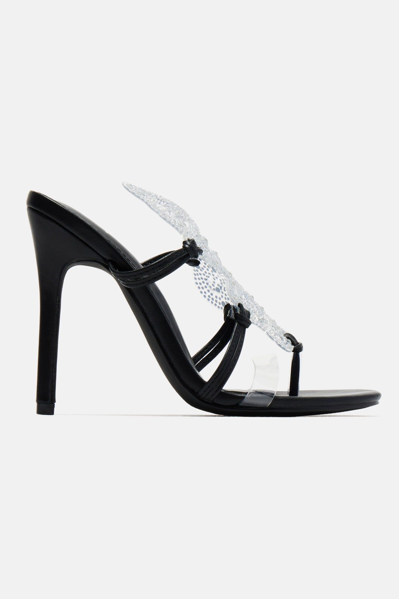 Flutter Feeling Heels - Black sold by Fashion Nova product image thumbnail 5