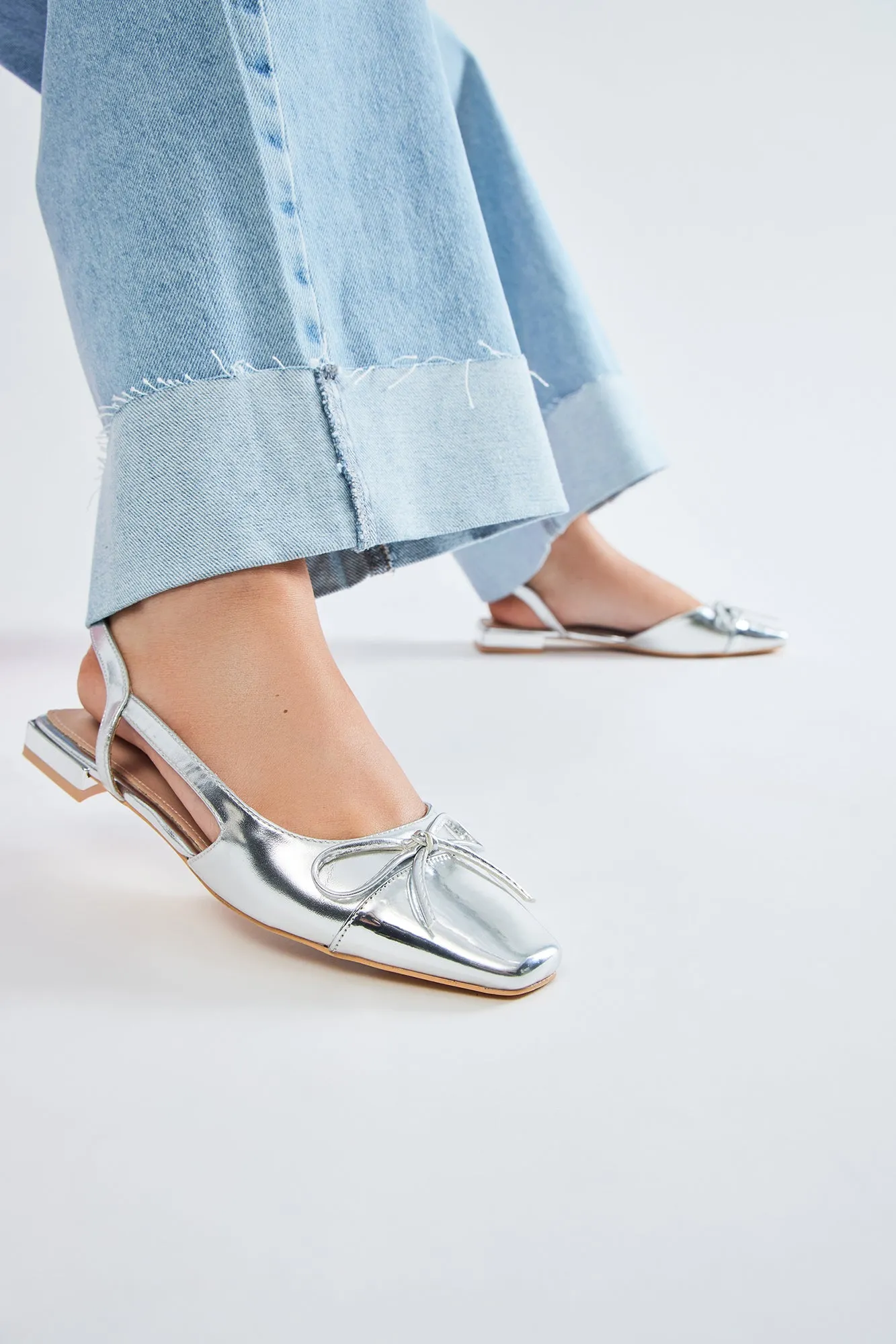 Sweet Melody Ballet Flats - Silver sold by Fashion Nova product image thumbnail 3