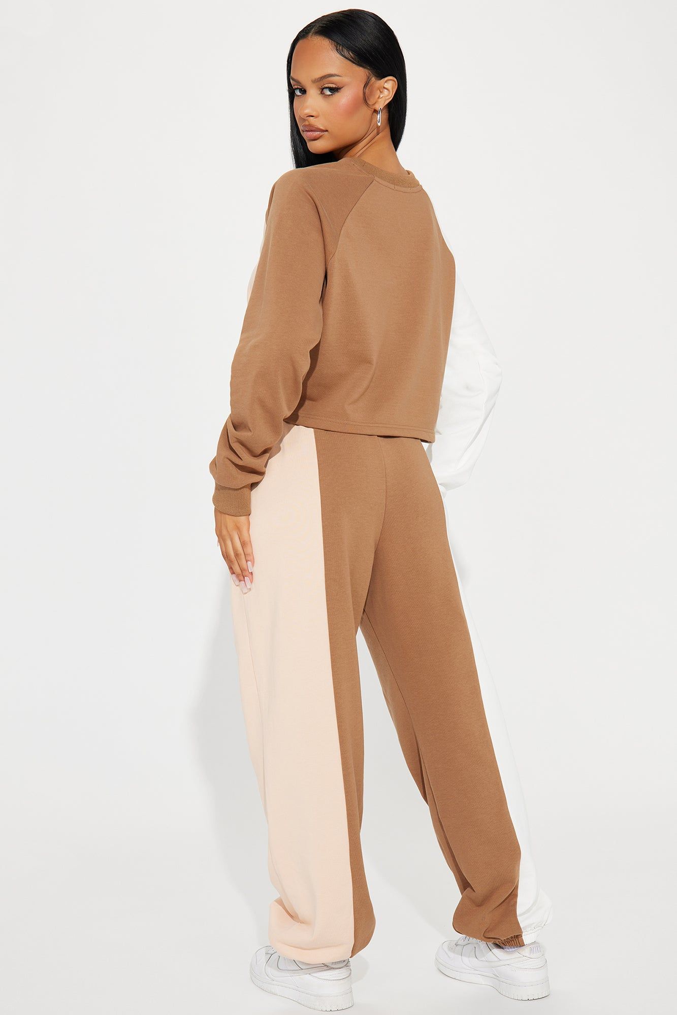 Leaving You Behind Jogger Set - Taupe/combo sold by Fashion Nova product image thumbnail 3