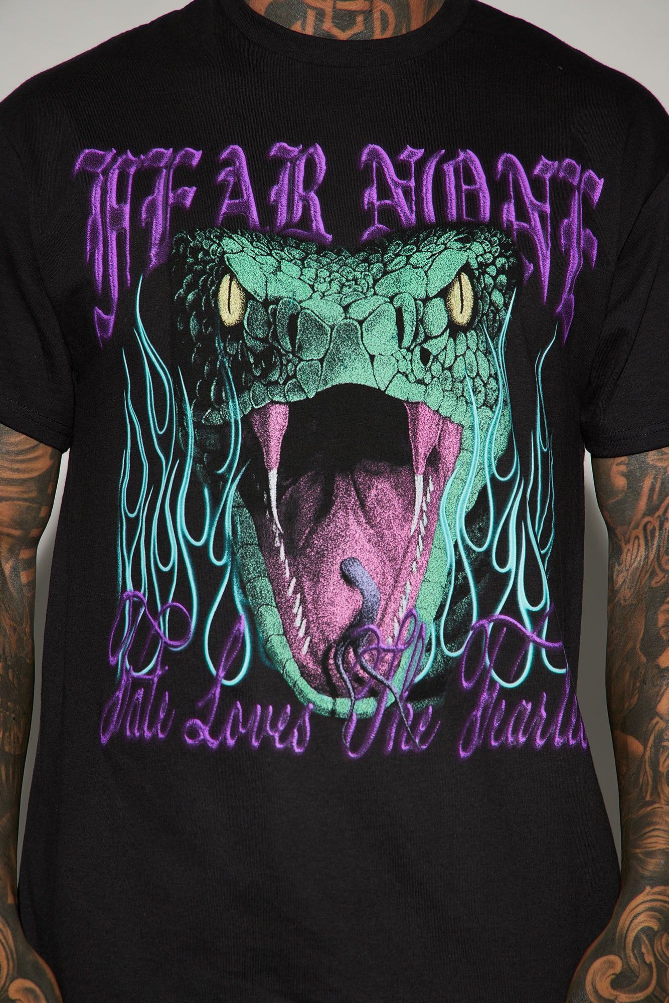 Fearless Fate Short Sleeve Tee - Black sold by Fashion Nova product image thumbnail 3