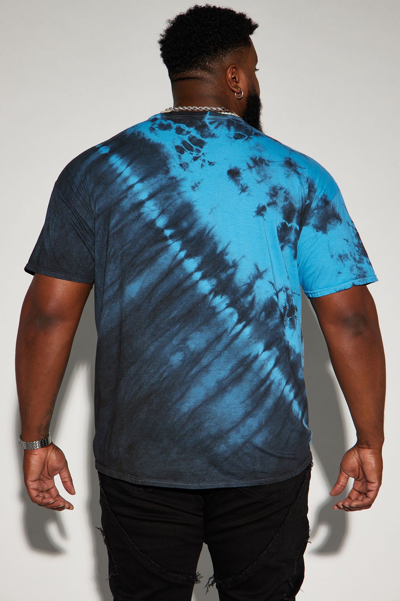 Rick And Morty Tie Dye Short Sleeve Tee - Blue sold by Fashion Nova product image thumbnail 7