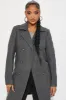 Jasmine Wool Coat - Heather Grey sold by Fashion Nova