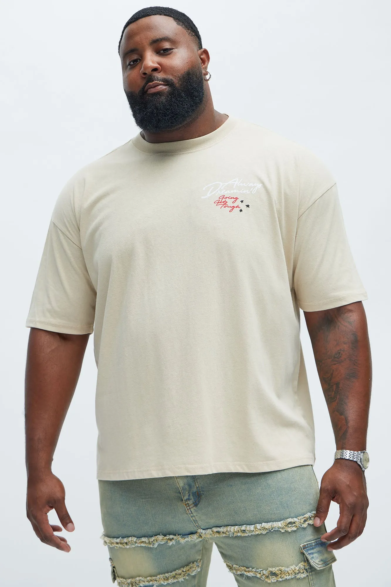 Always Dreamin Short Sleeve Tee - Sand sold by Fashion Nova product image thumbnail 5