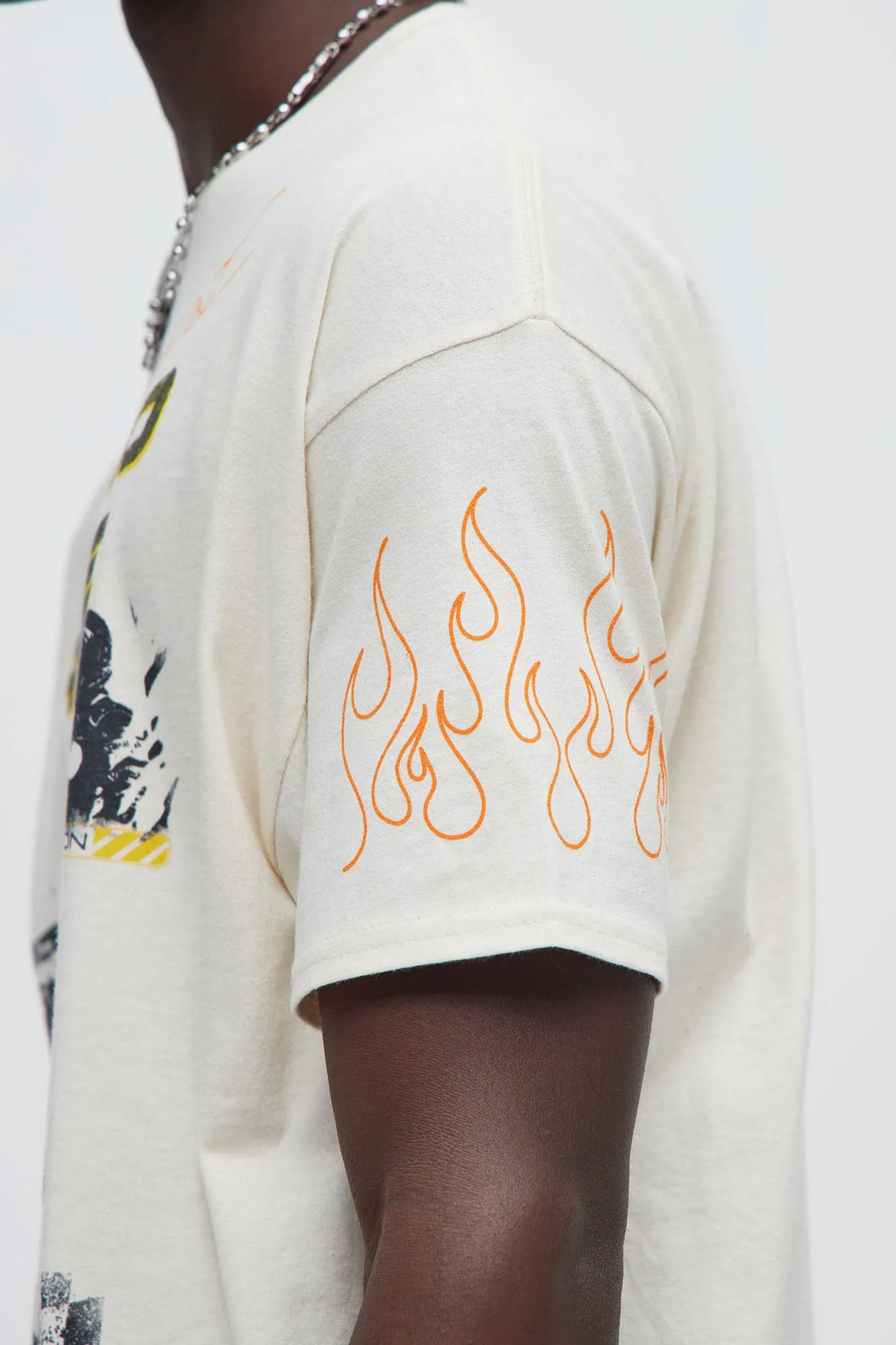 Speed Race Oversized Short Sleeve Tee - White sold by Fashion Nova product image thumbnail 4