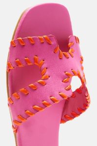 Got A Crush Flat Sandals - Pink sold by Fashion Nova