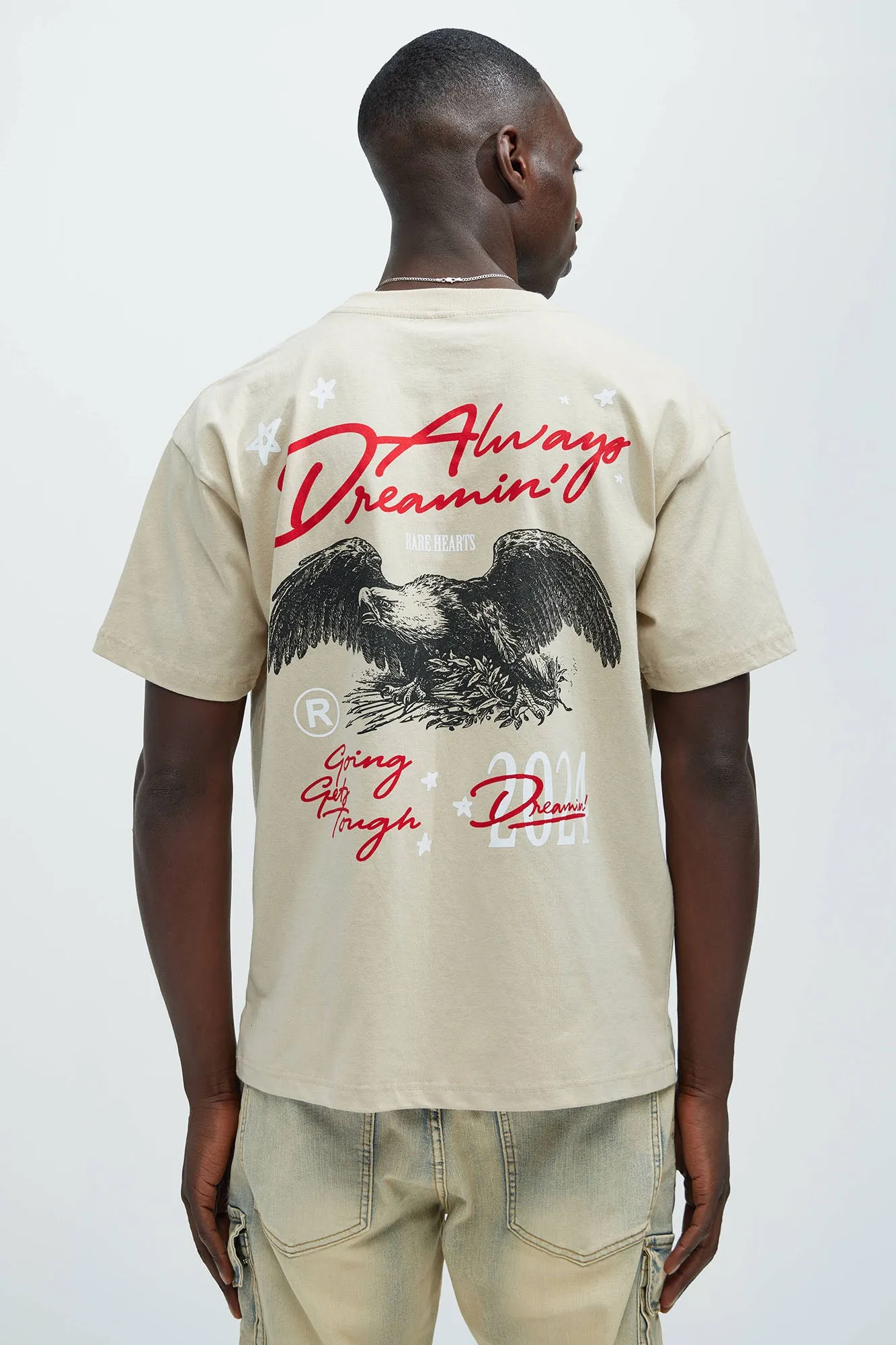 Always Dreamin Short Sleeve Tee - Sand sold by Fashion Nova product image thumbnail 4