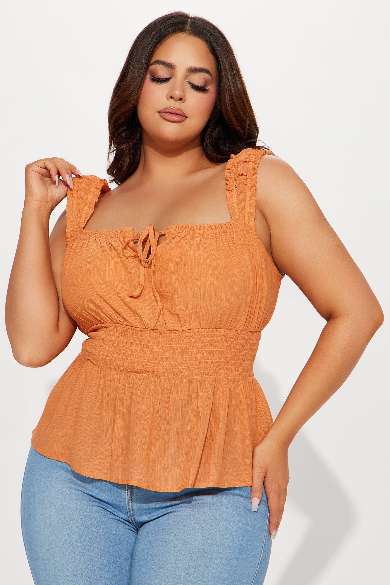 Our Deal Top - Orange sold by Fashion Nova