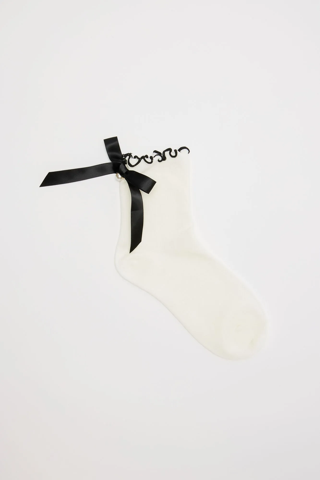 Pretty Girl Vibes Socks - White sold by Fashion Nova product image thumbnail 2