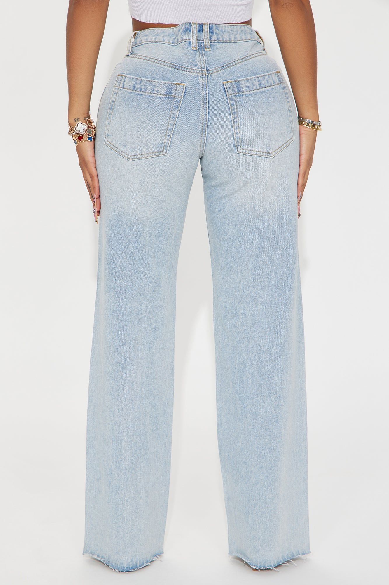 Lost Your Chance Straight Leg Jeans - Light Wash sold by Fashion Nova product image thumbnail 3