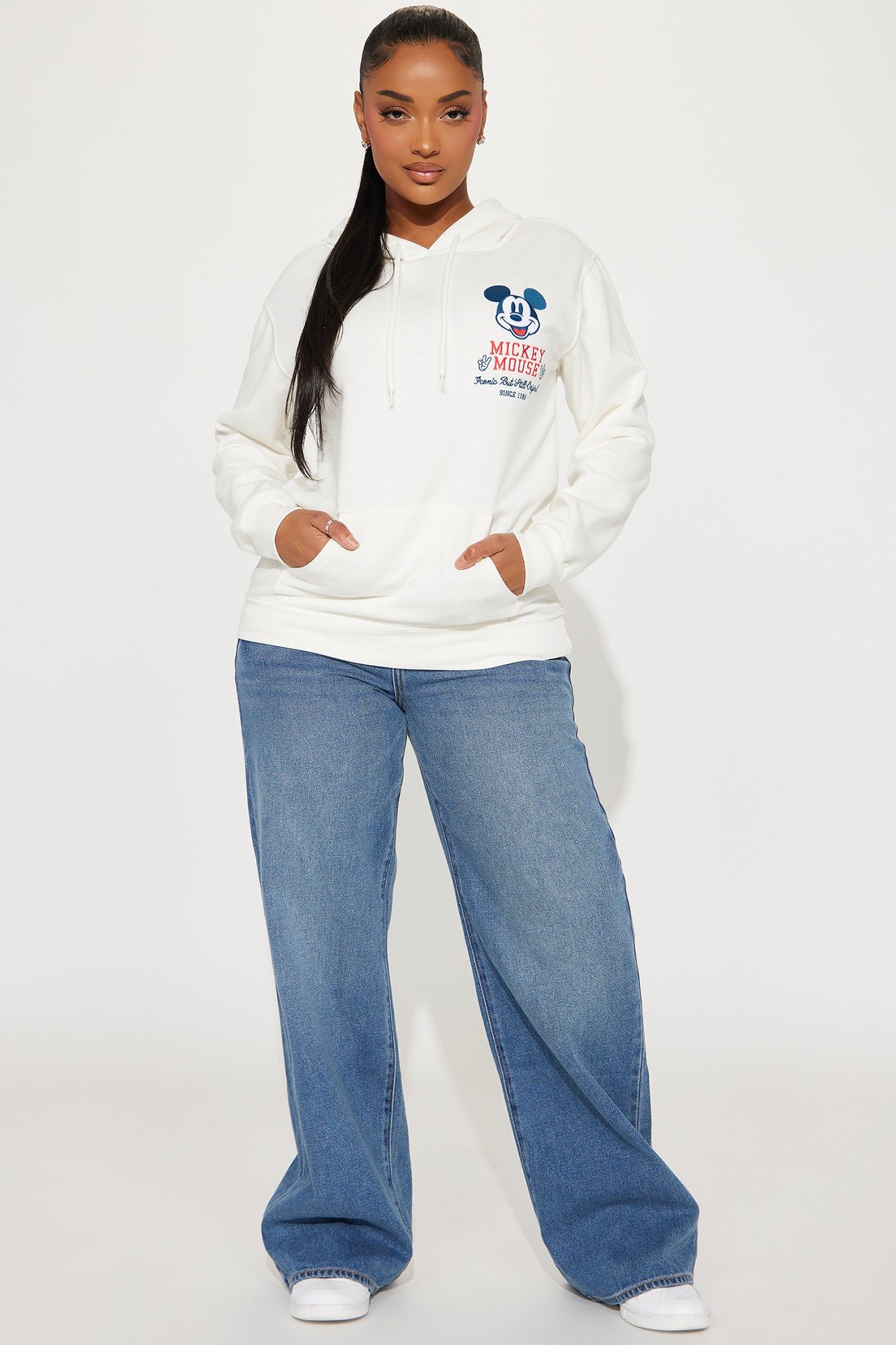 Original Mickey Mouse Hoodie - Off White sold by Fashion Nova product image thumbnail 2