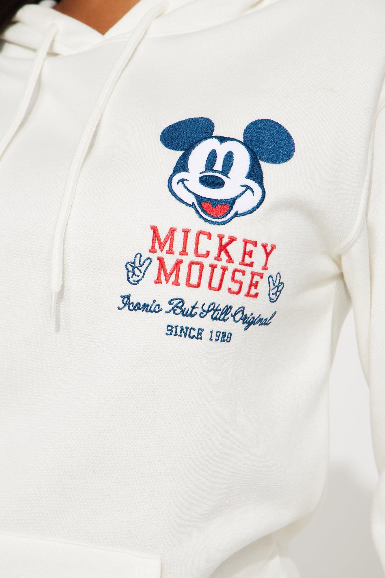 Original Mickey Mouse Hoodie - Off White sold by Fashion Nova product image thumbnail 3