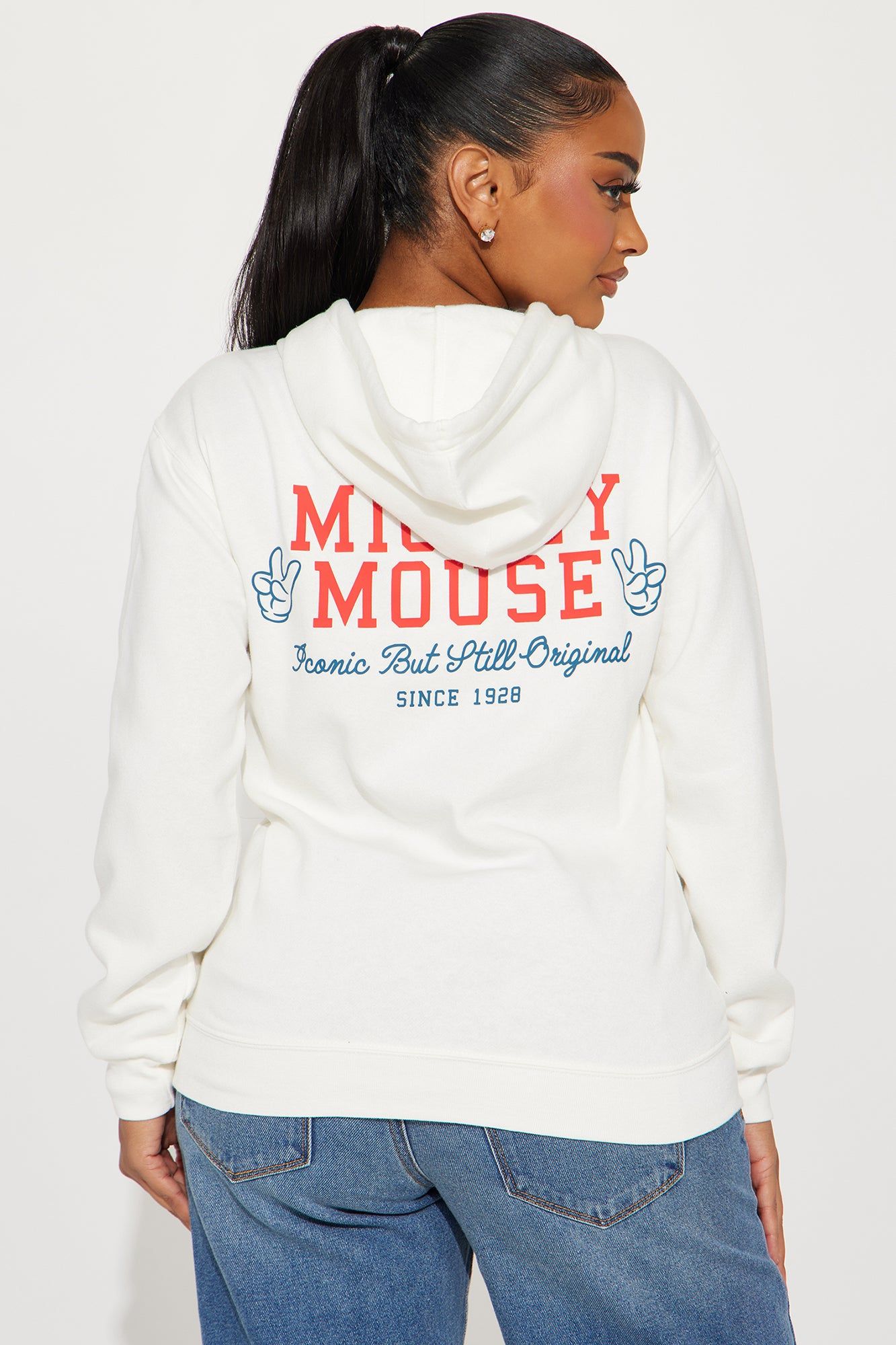 Original Mickey Mouse Hoodie - Off White sold by Fashion Nova product image thumbnail 4