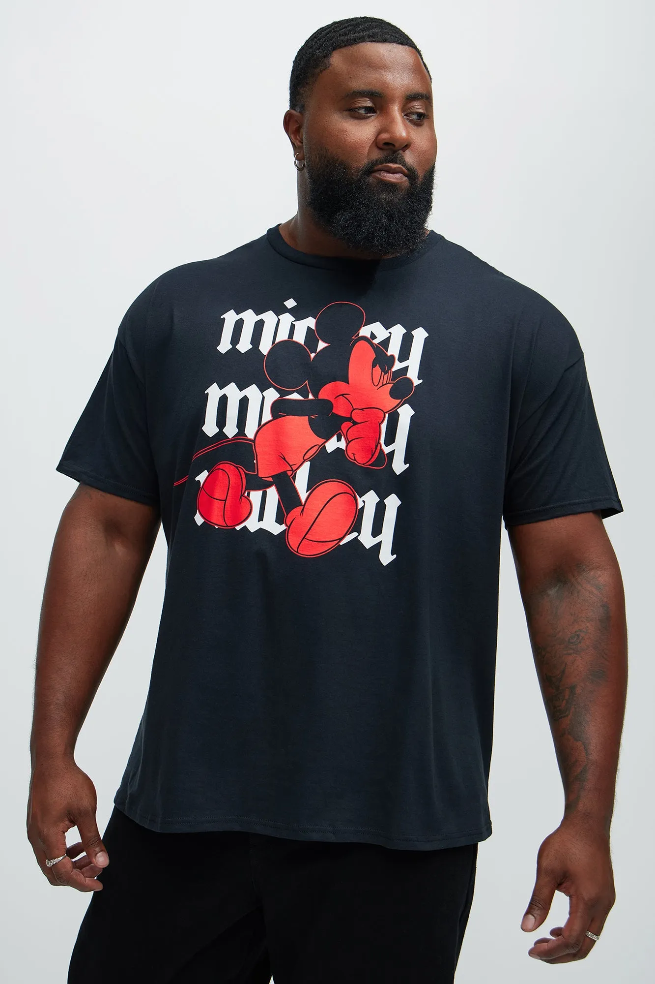 Disney Mickey Mouse Scheming Short Sleeve Tee - Black sold by Fashion Nova product image thumbnail 4