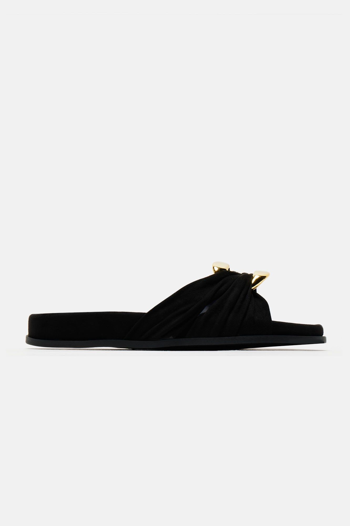 Forever My Favorite Flat Sandals - Black sold by Fashion Nova product image thumbnail 4