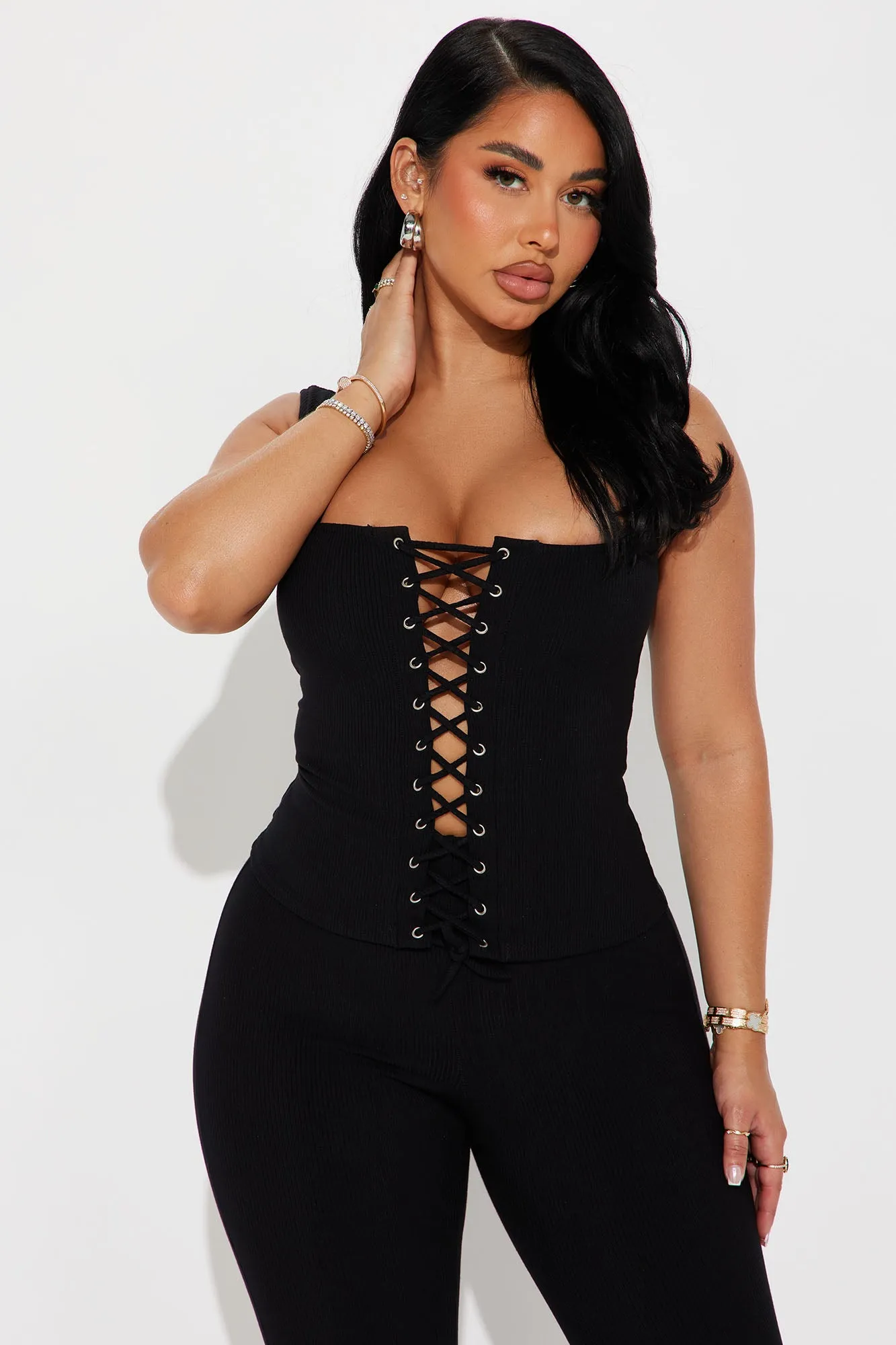 Carina Snatched Pant Set - Black sold by Fashion Nova product image thumbnail 2