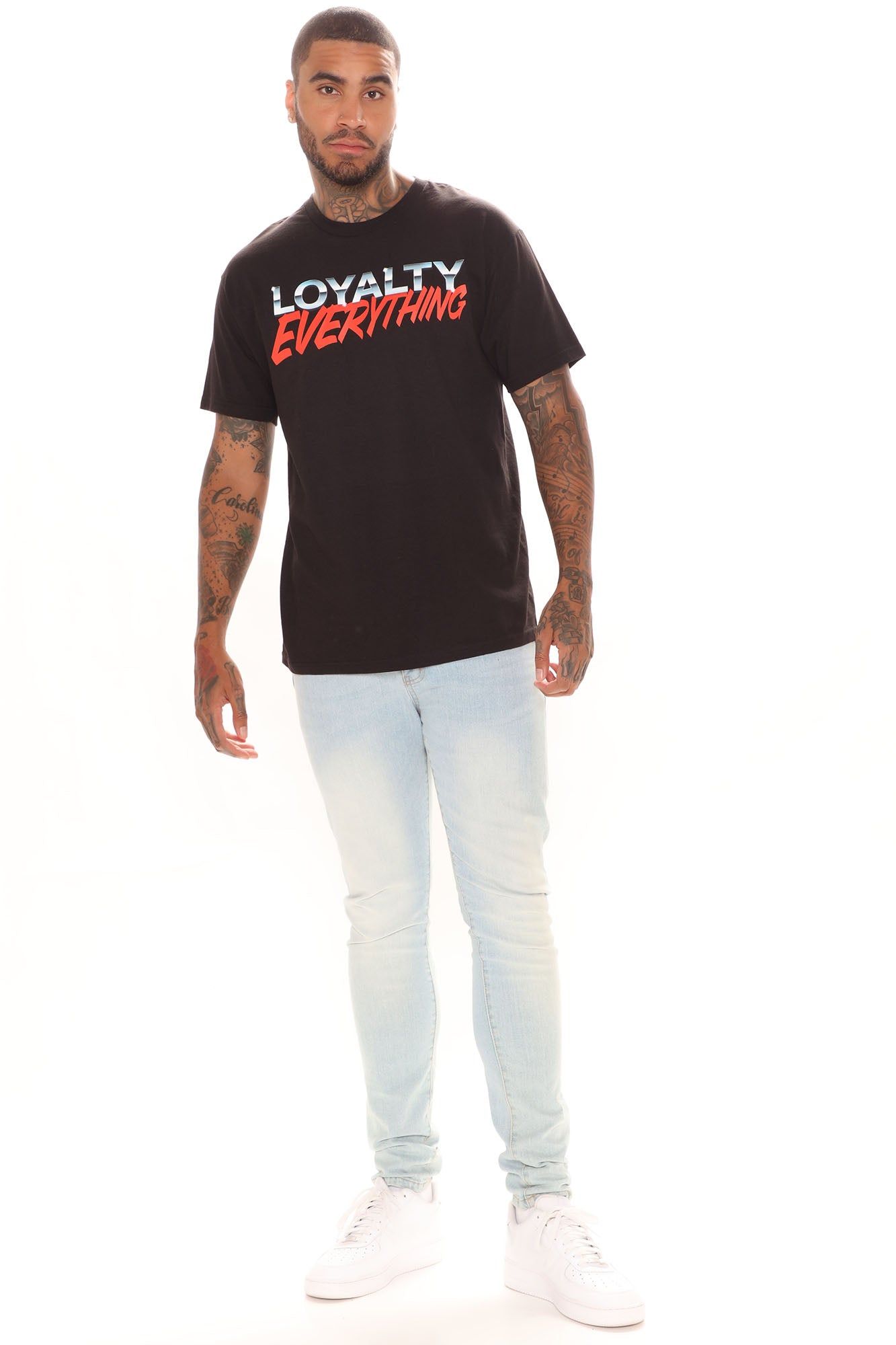 Everything Short Sleeve Tee - Black sold by Fashion Nova product image thumbnail 3